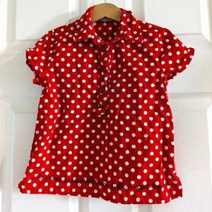 Petit Bateau polka dot shirt
